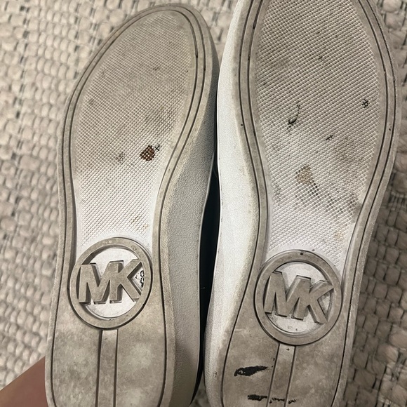 Michael Kors black Leather Slip Ons - Picture 4 of 6